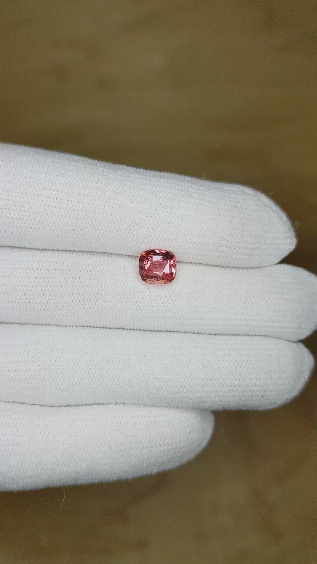 2.02 Ct. Padparadscha Sapphire from Madagascar Size Video