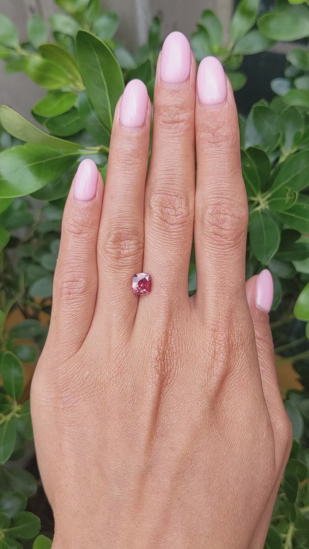 2.02 Ct. Padparadscha Sapphire from Madagascar Size Video