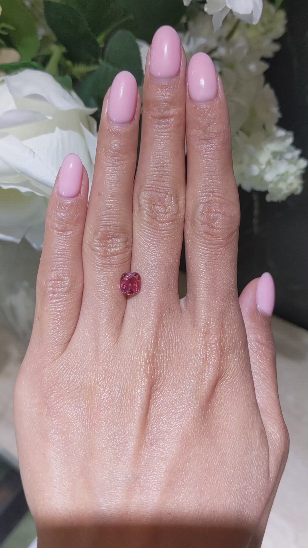 2.02 Ct. Padparadscha Sapphire from Madagascar Size Video