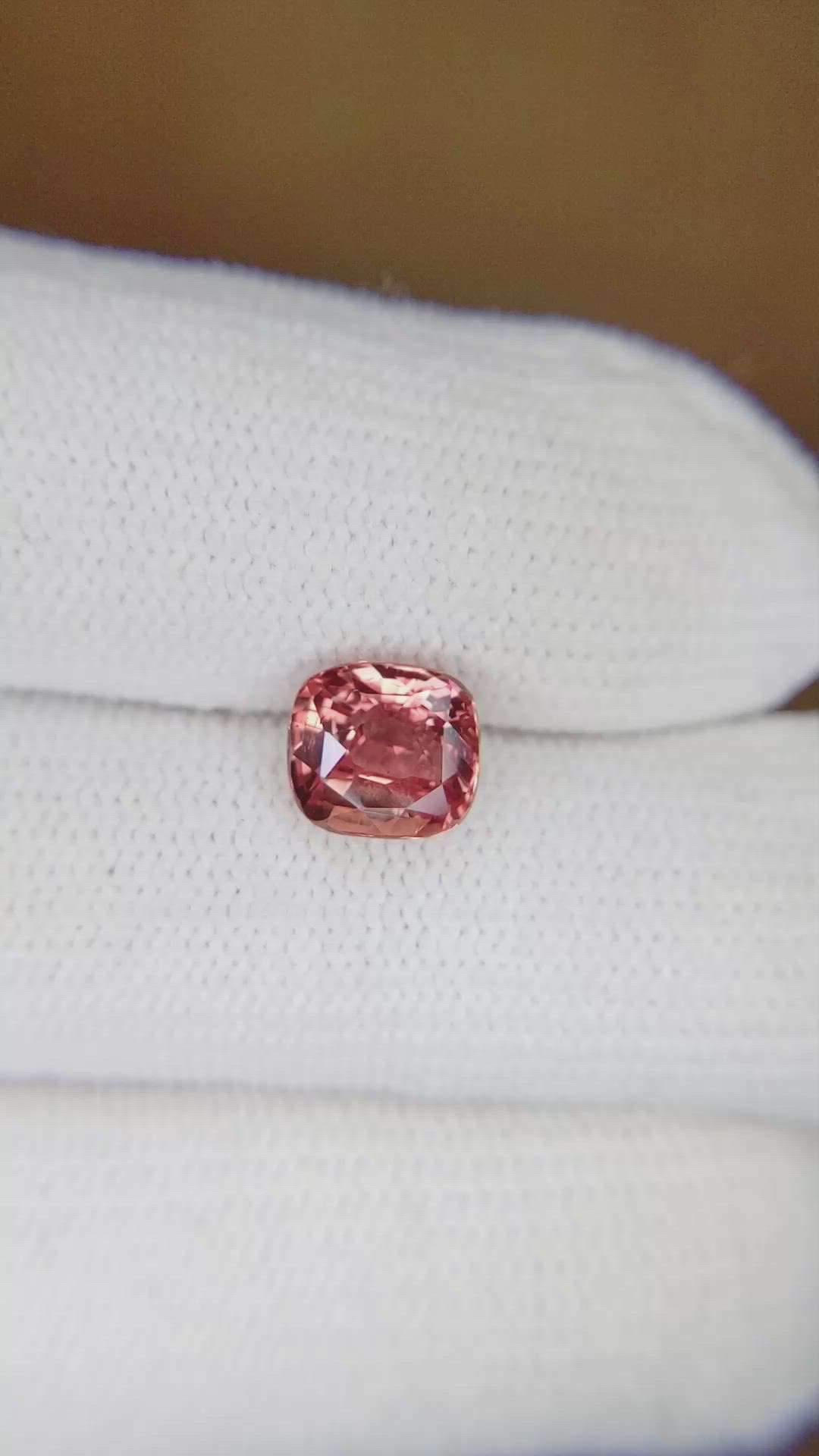 2.02 Ct. Padparadscha Sapphire from Madagascar Size Video