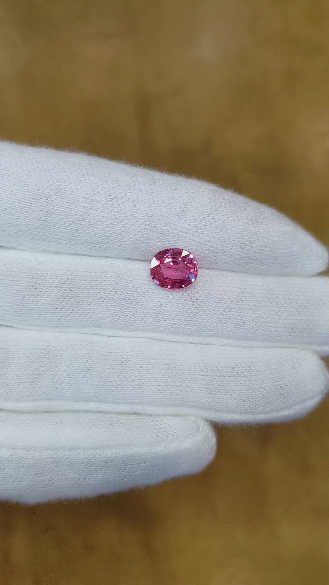 2.77 Ct. Padparadscha Sapphire from Madagascar Size Video