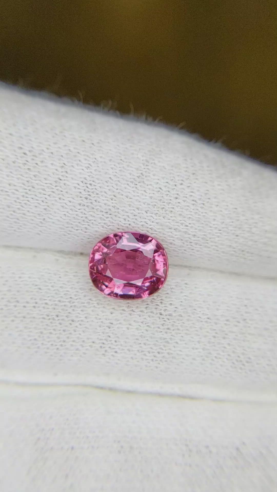 2.77 Ct. Padparadscha Sapphire from Madagascar Size Video