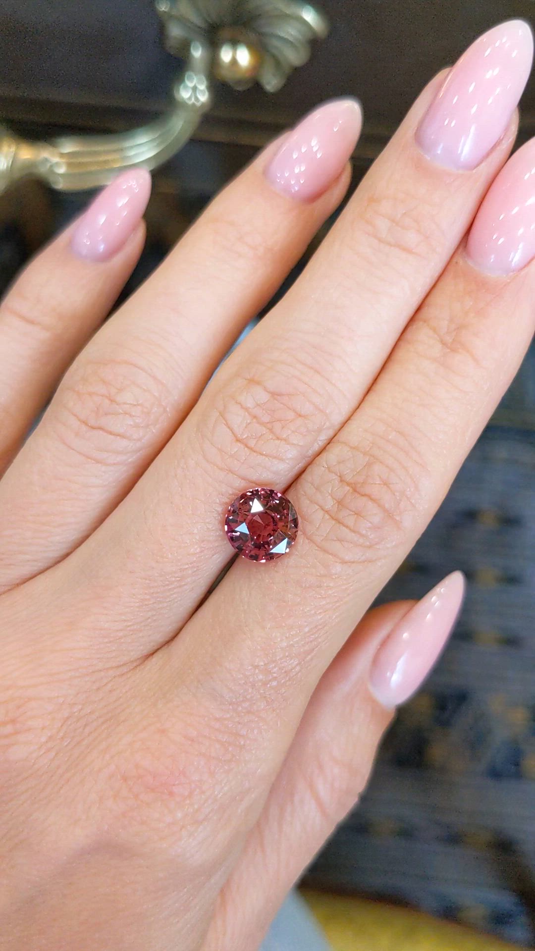 3.03 Ct. Padparadscha Sapphire from Madagascar Size Video
