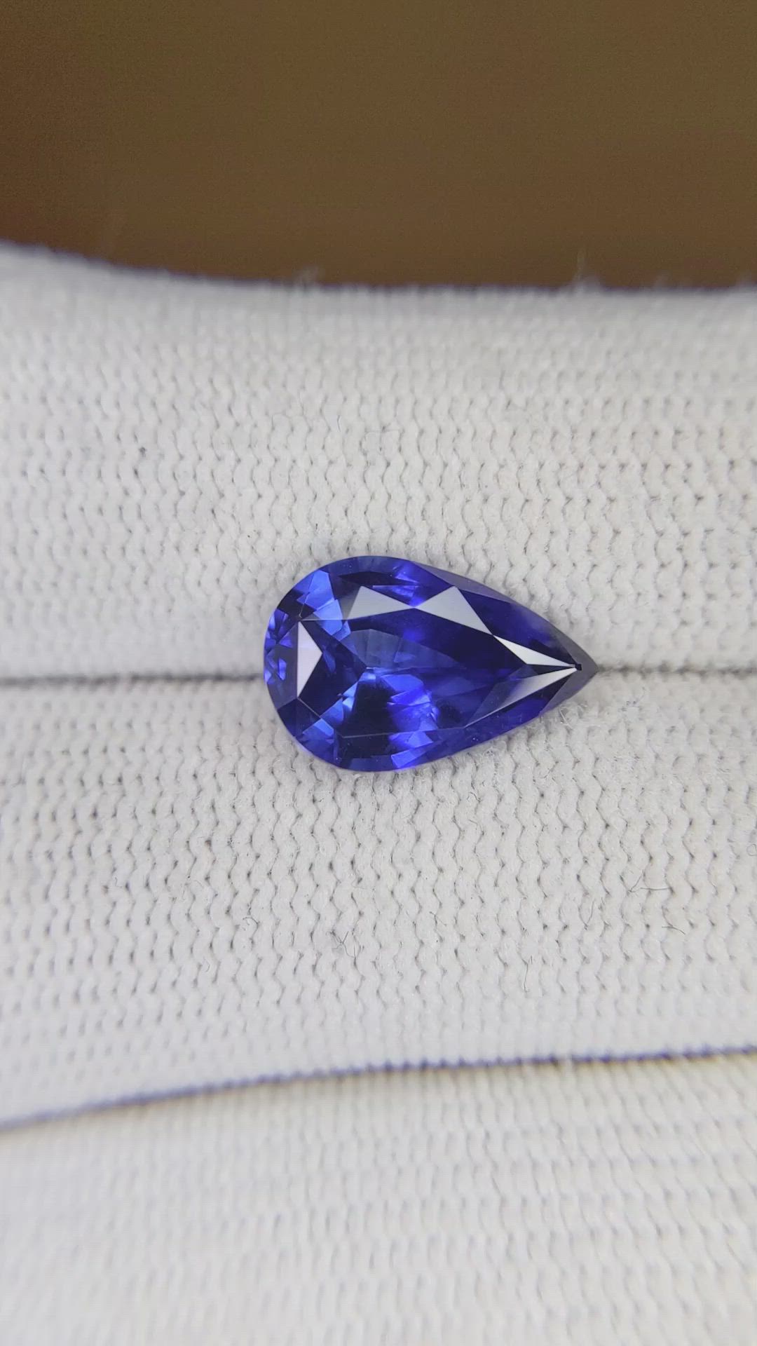 3.53 Ct. Blue Sapphire from Madagascar Size Video