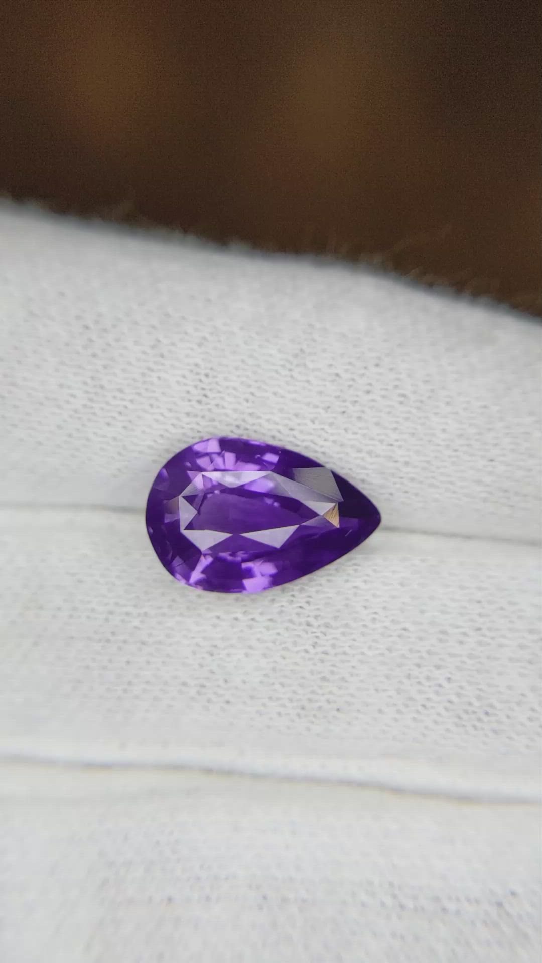 5.01 Ct. Purple Sapphire from Madagascar Size Video
