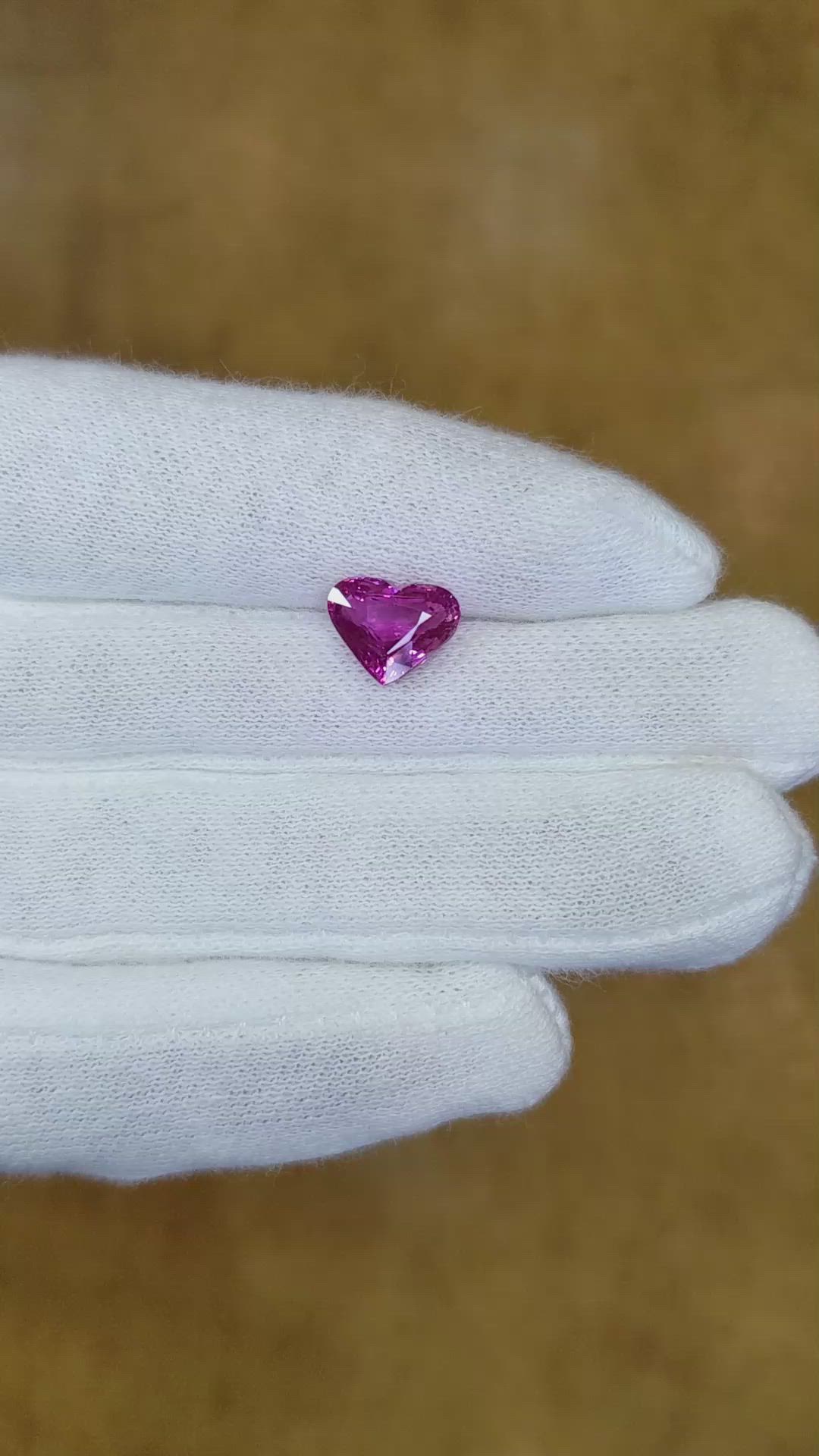 3.02 Ct. Pinkish Purple Sapphire from Ceylon (Sri Lanka) Size Video