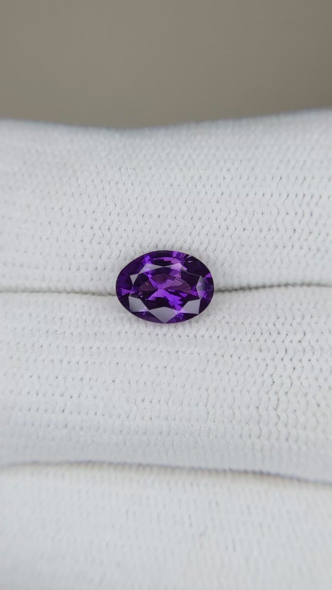 1.40 Ct. Purple Sapphire from Ceylon (Sri Lanka) Size Video