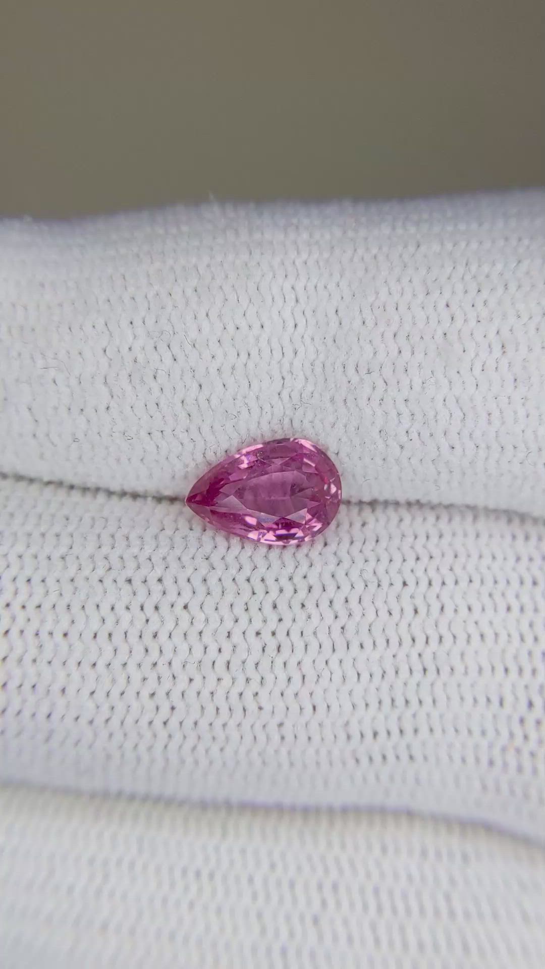 1.27 Ct. Pink Sapphire from Madagascar Size Video