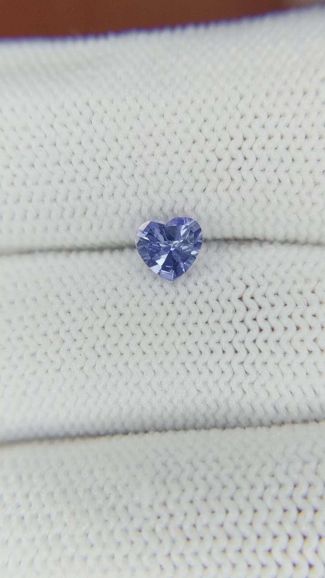 0.55 Ct. Blue Sapphire from Ceylon (Sri Lanka) Size Video