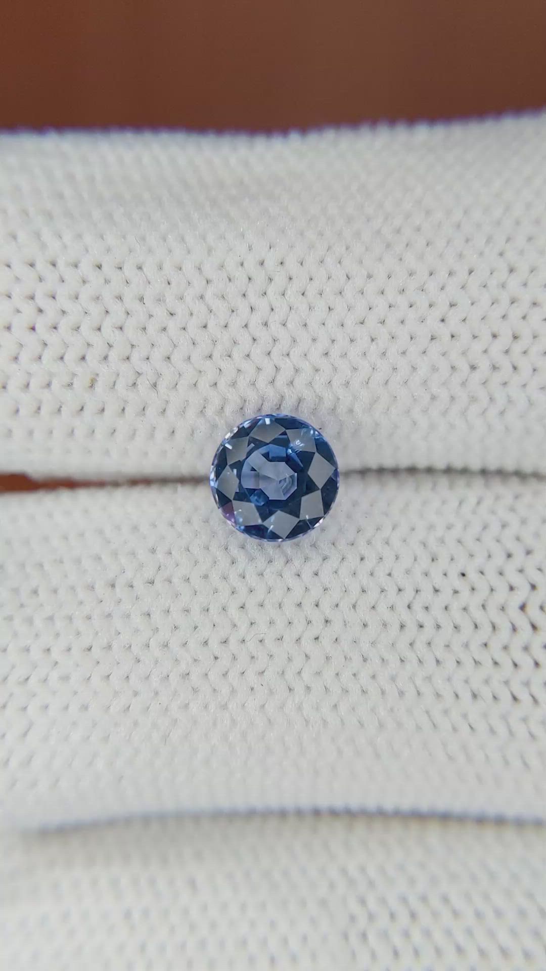 1.36 Ct. Blue Sapphire from Ceylon (Sri Lanka) Size Video