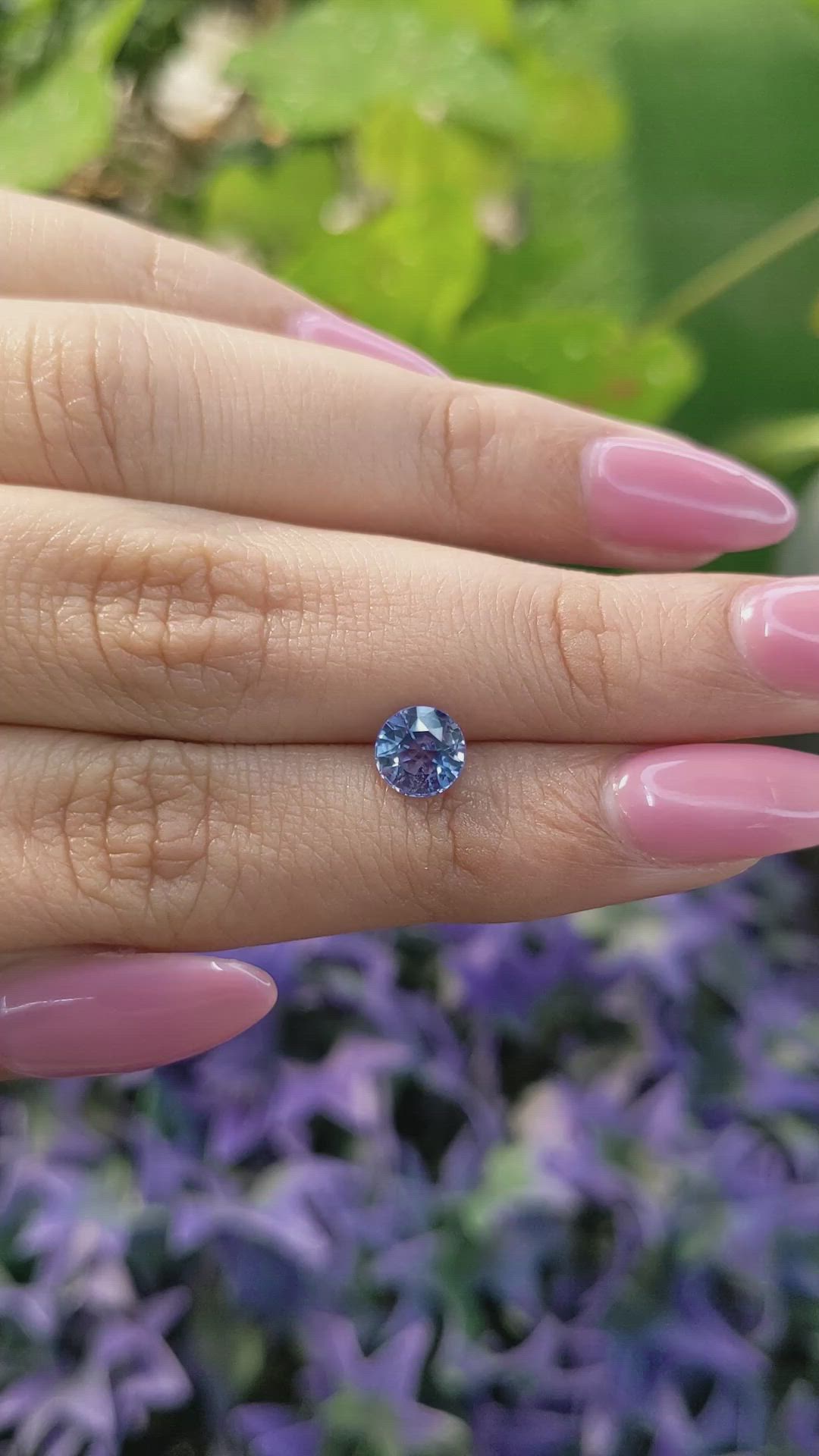 1.36 Ct. Blue Sapphire from Ceylon (Sri Lanka) Size Video