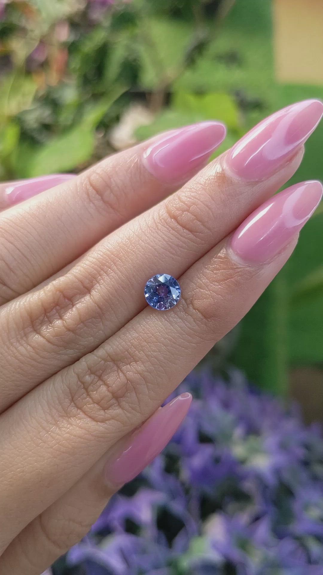 1.36 Ct. Blue Sapphire from Ceylon (Sri Lanka) Size Video