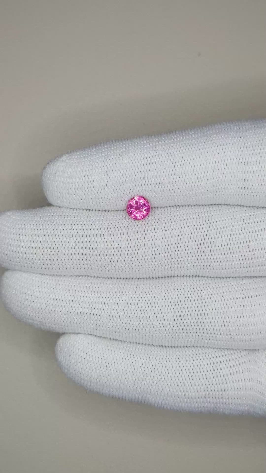 0.99 Ct. Pink Sapphire from Ceylon (Sri Lanka) Size Video