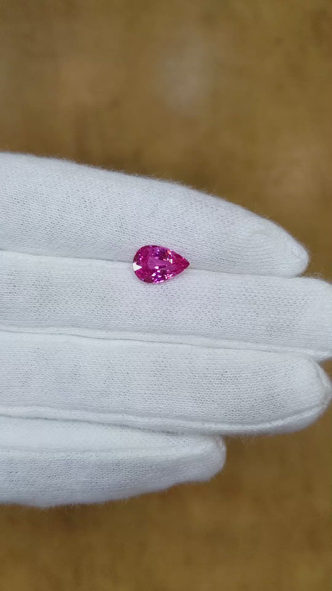 2.13 Ct. Pink Sapphire from Ceylon (Sri Lanka) Size Video