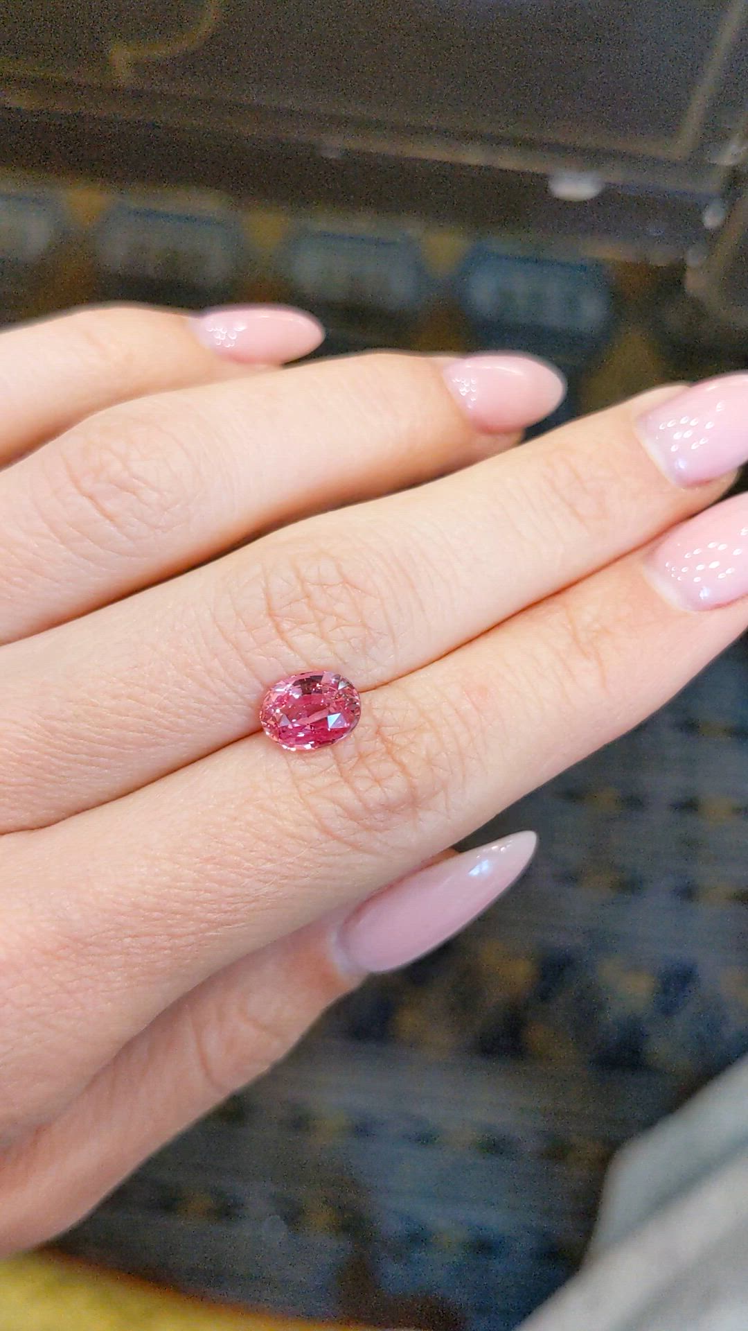 2.09 Ct. Padparadscha Sapphire from Madagascar Size Video