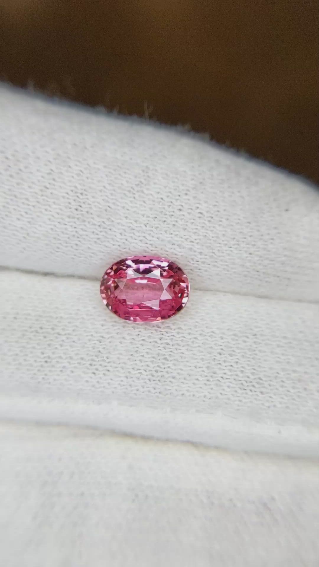 2.09 Ct. Padparadscha Sapphire from Madagascar Size Video