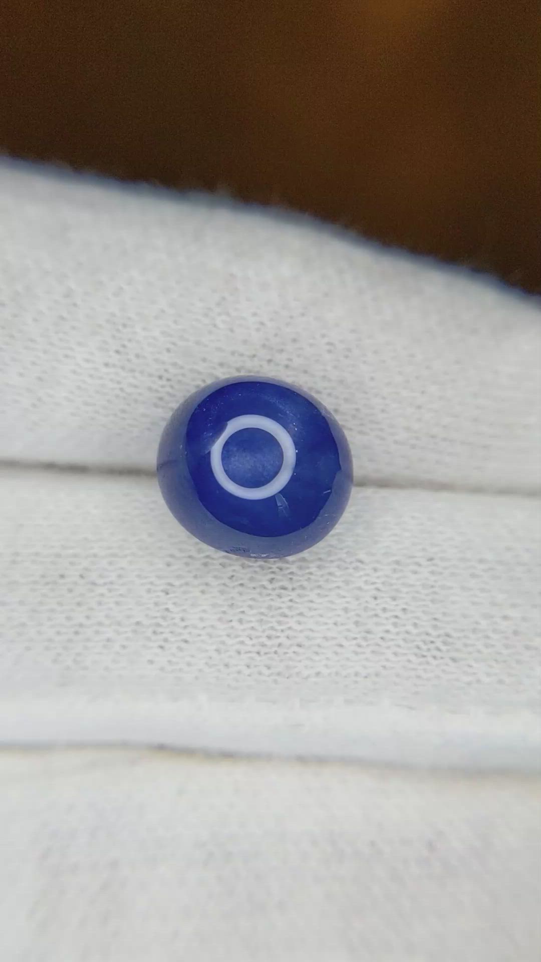 8.85 Ct. Blue Star Sapphire from Ceylon (Sri Lanka) Size Video