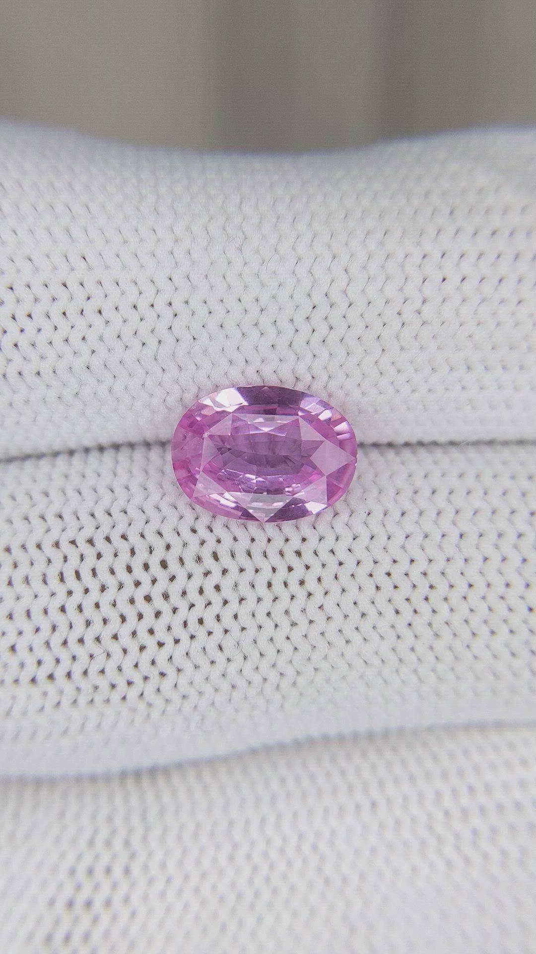 2.03 Ct. Pink Sapphire from Ceylon (Sri Lanka) Size Video