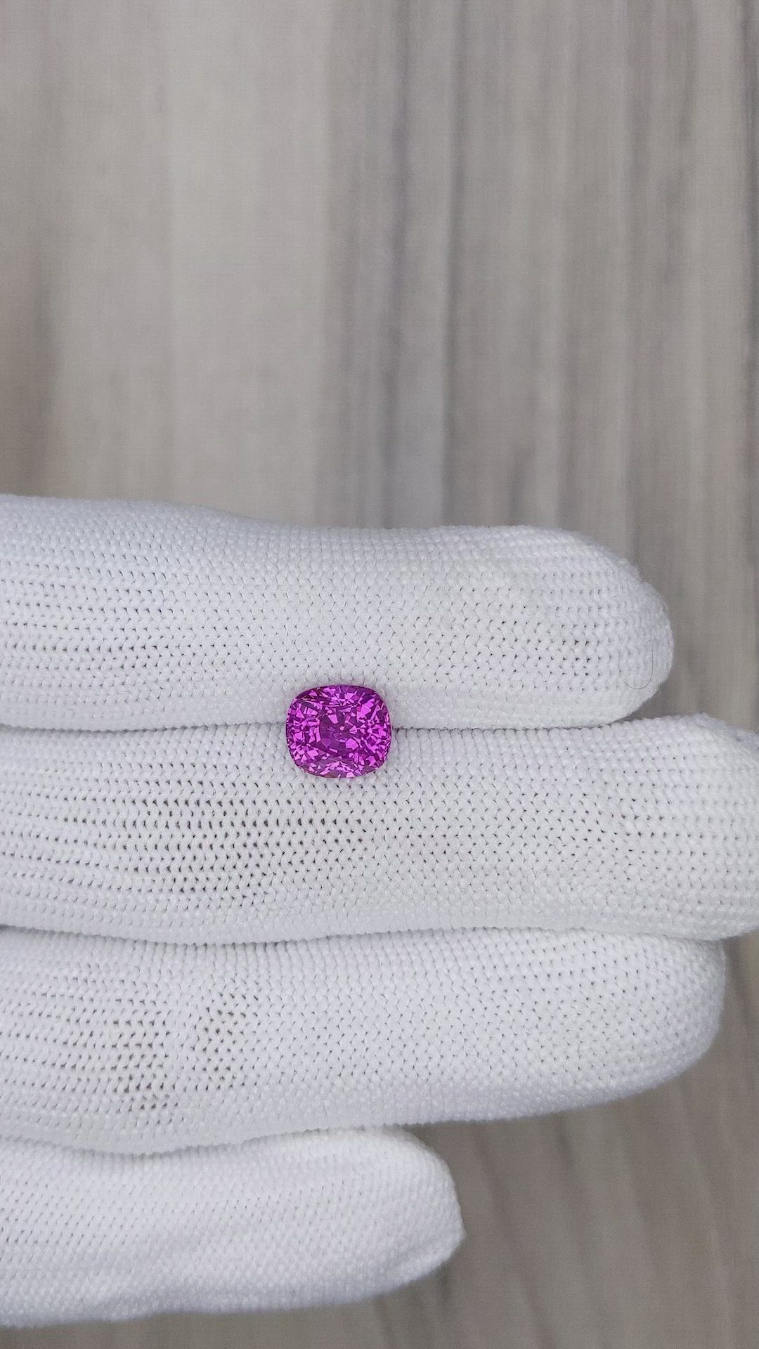 3.02 Ct. Pink Sapphire from Ceylon (Sri Lanka) Size Video