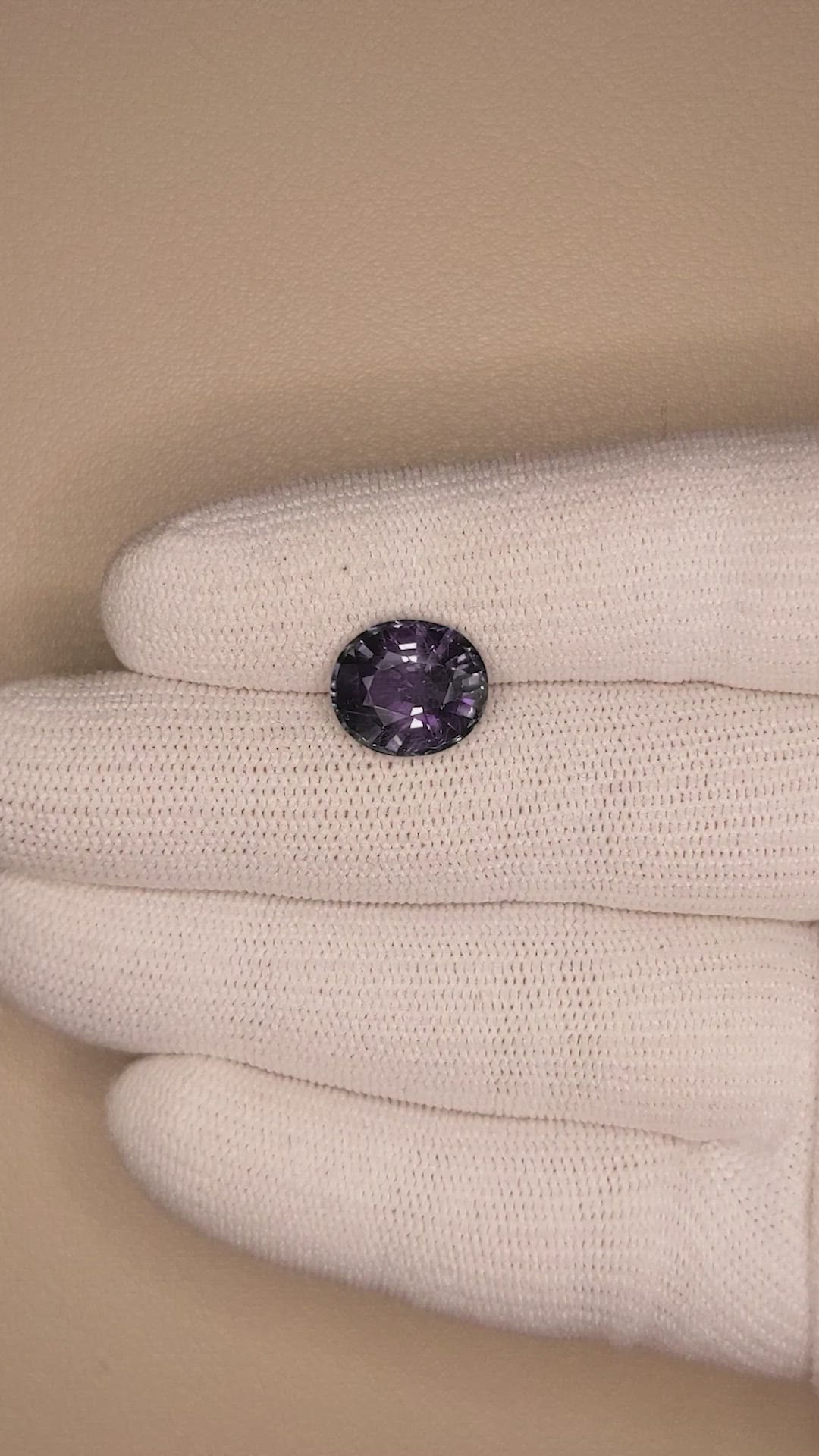 5.71 Ct. Color Change Sapphire from Tanzania Size Video