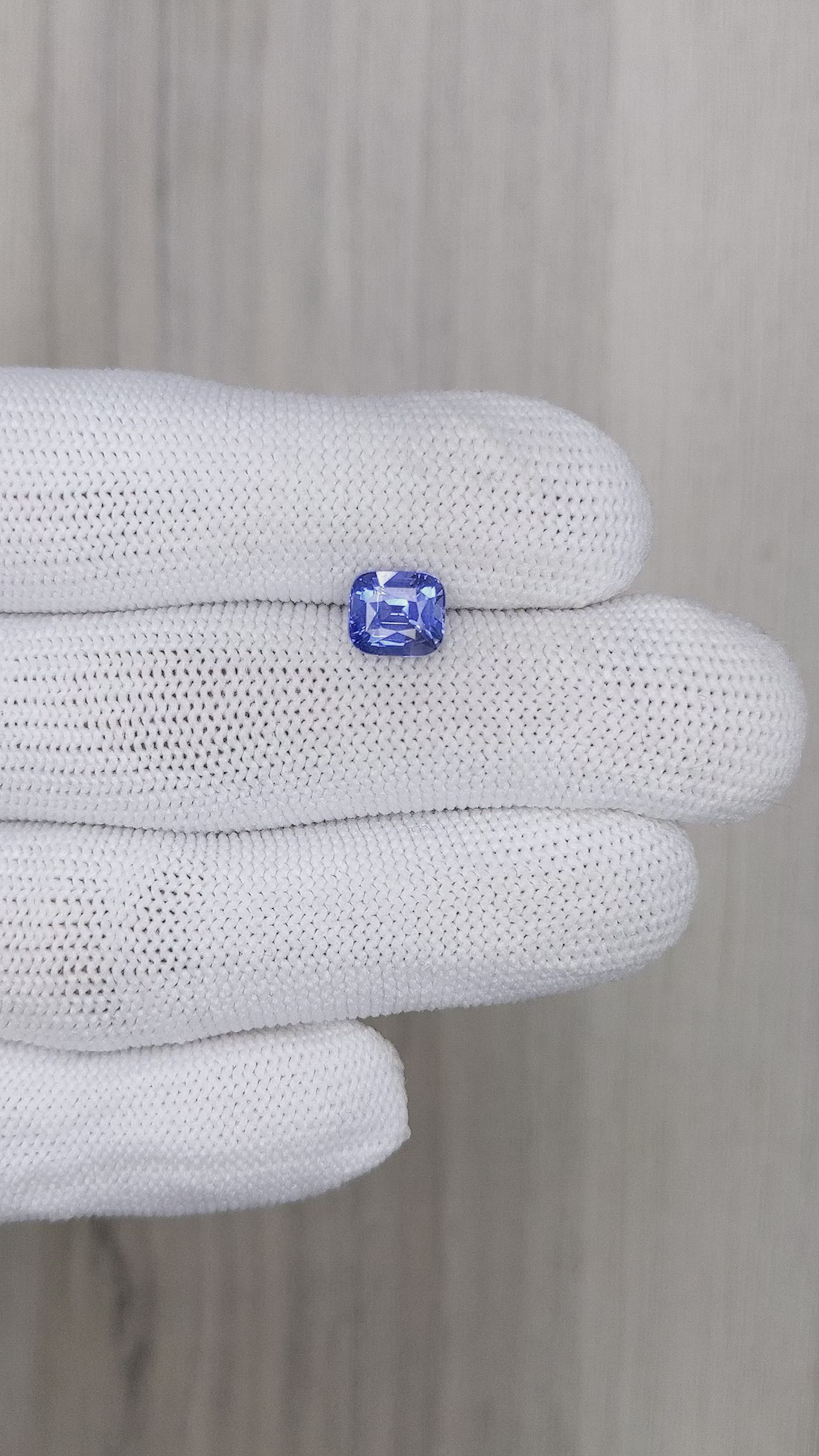 2.06 Ct. Blue Sapphire from Ceylon (Sri Lanka) Size Video