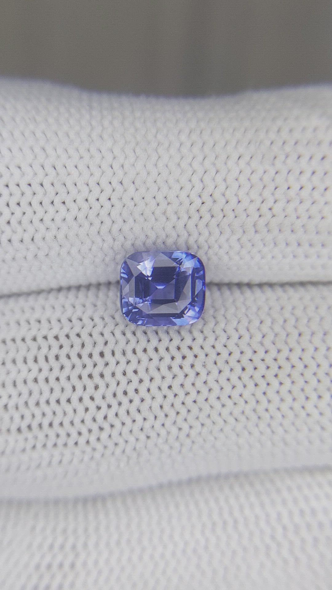 2.06 Ct. Blue Sapphire from Ceylon (Sri Lanka) Size Video