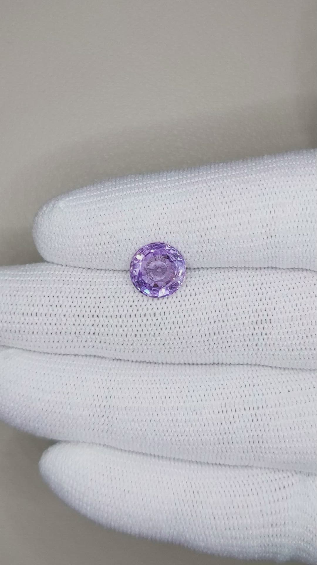 3.06 Ct. Purple Sapphire from Madagascar Size Video