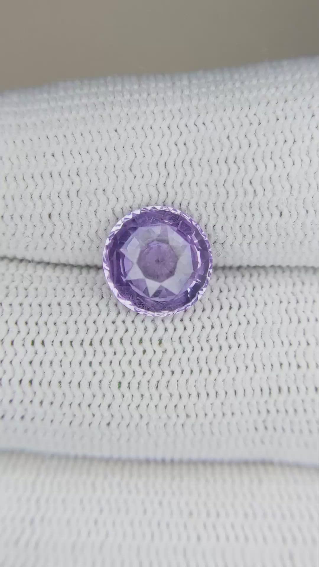 3.06 Ct. Purple Sapphire from Madagascar Size Video