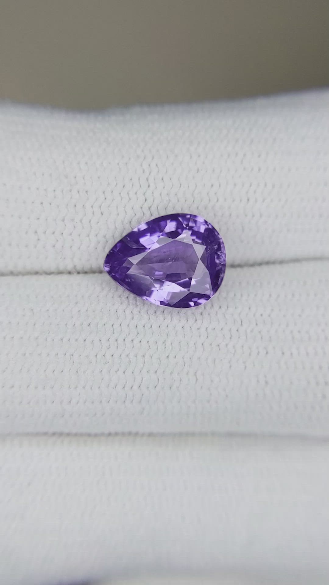 3.04 Ct. Purple Sapphire from Madagascar Size Video