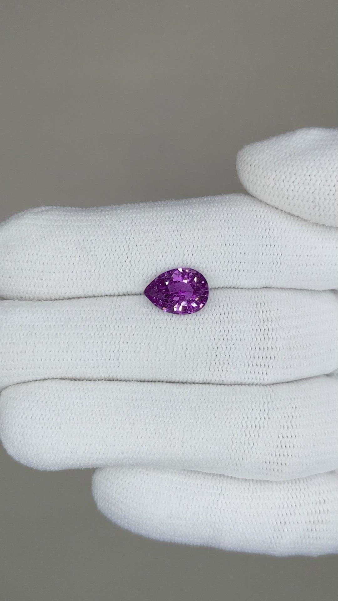 2.12 Ct. Purple Sapphire from Madagascar Size Video