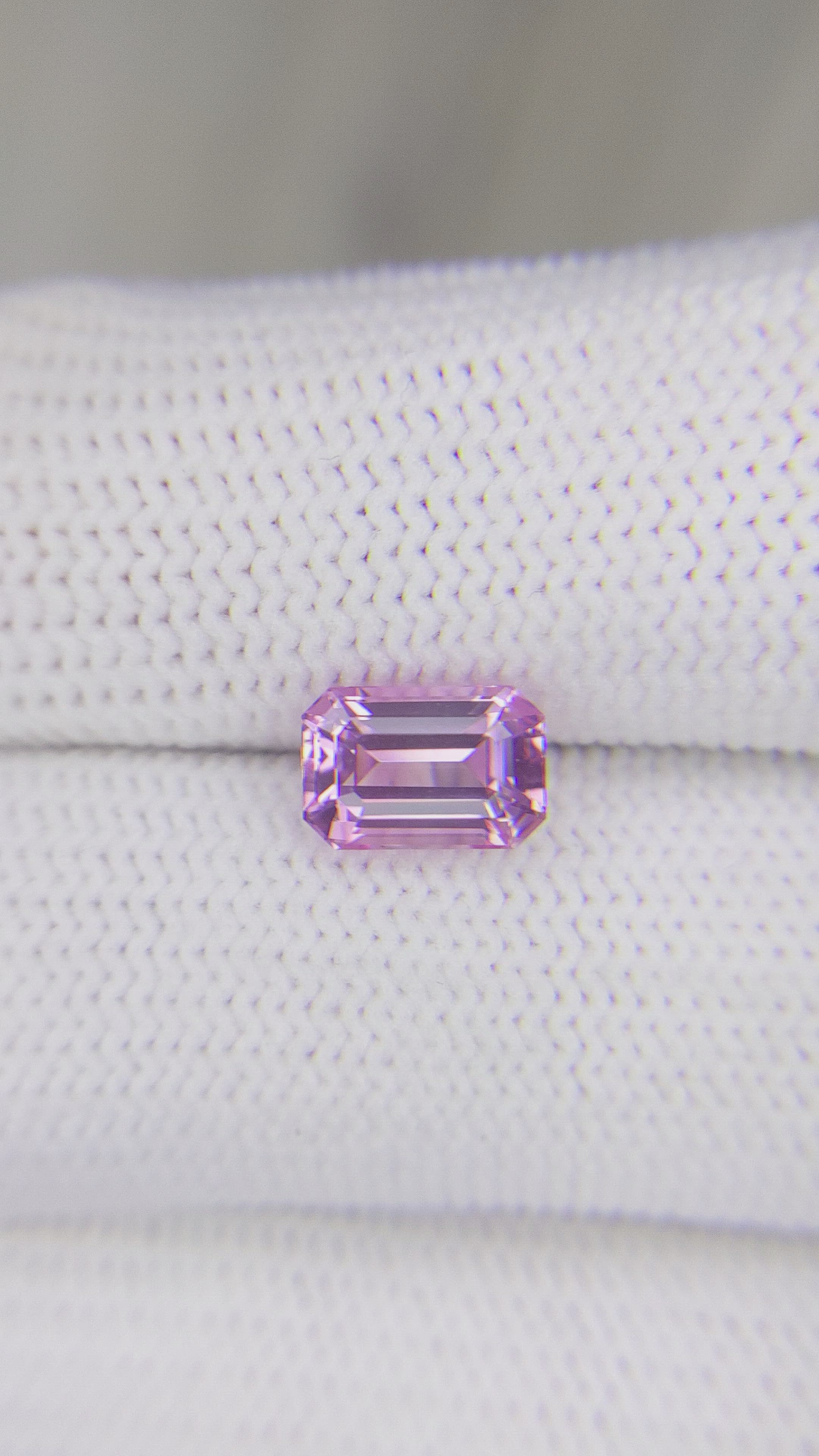 2.05 Ct. Pink Sapphire from Ceylon (Sri Lanka) Size Video
