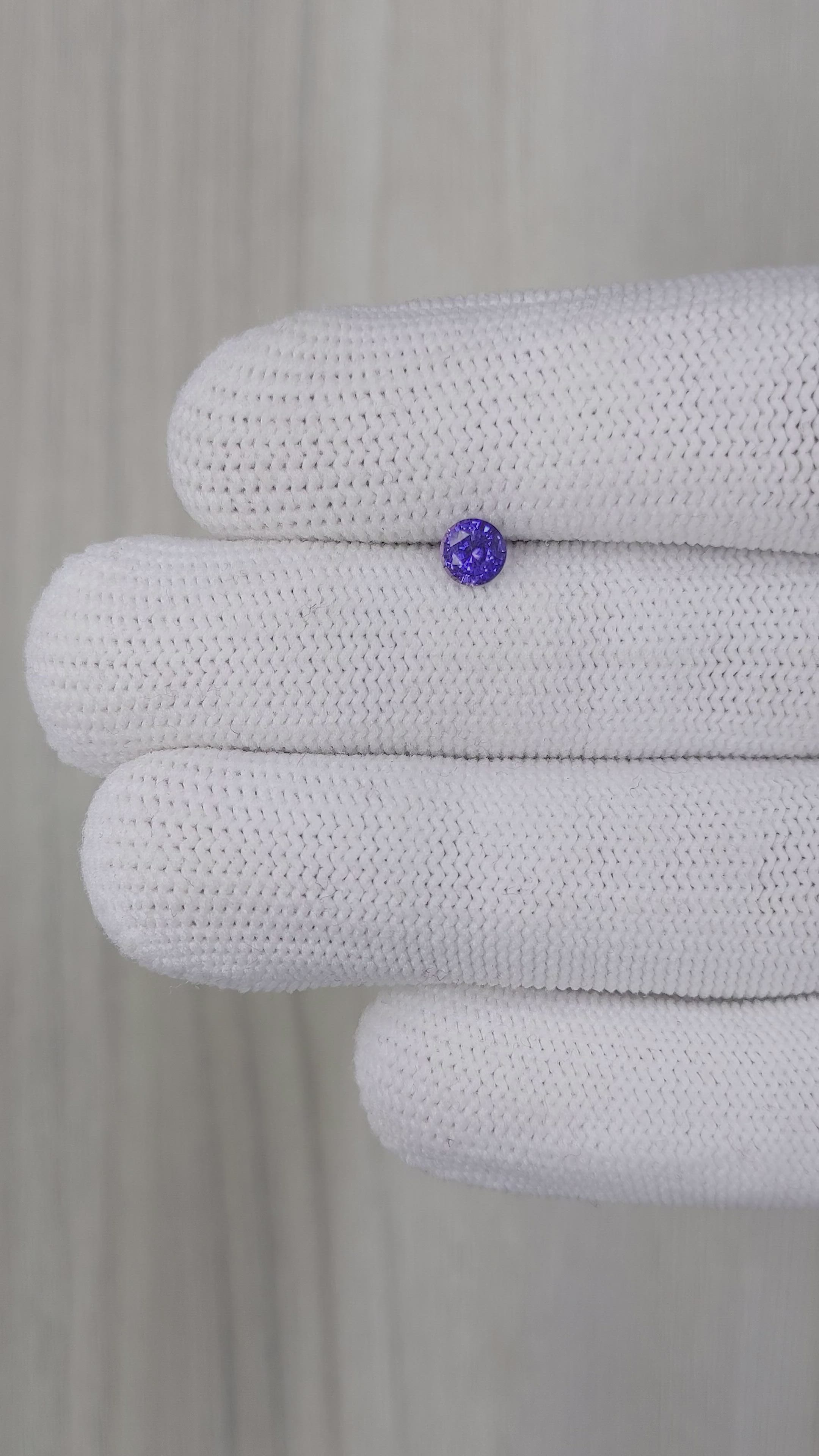 0.51 Ct. Color Change Sapphire from Ceylon (Sri Lanka) Size Video