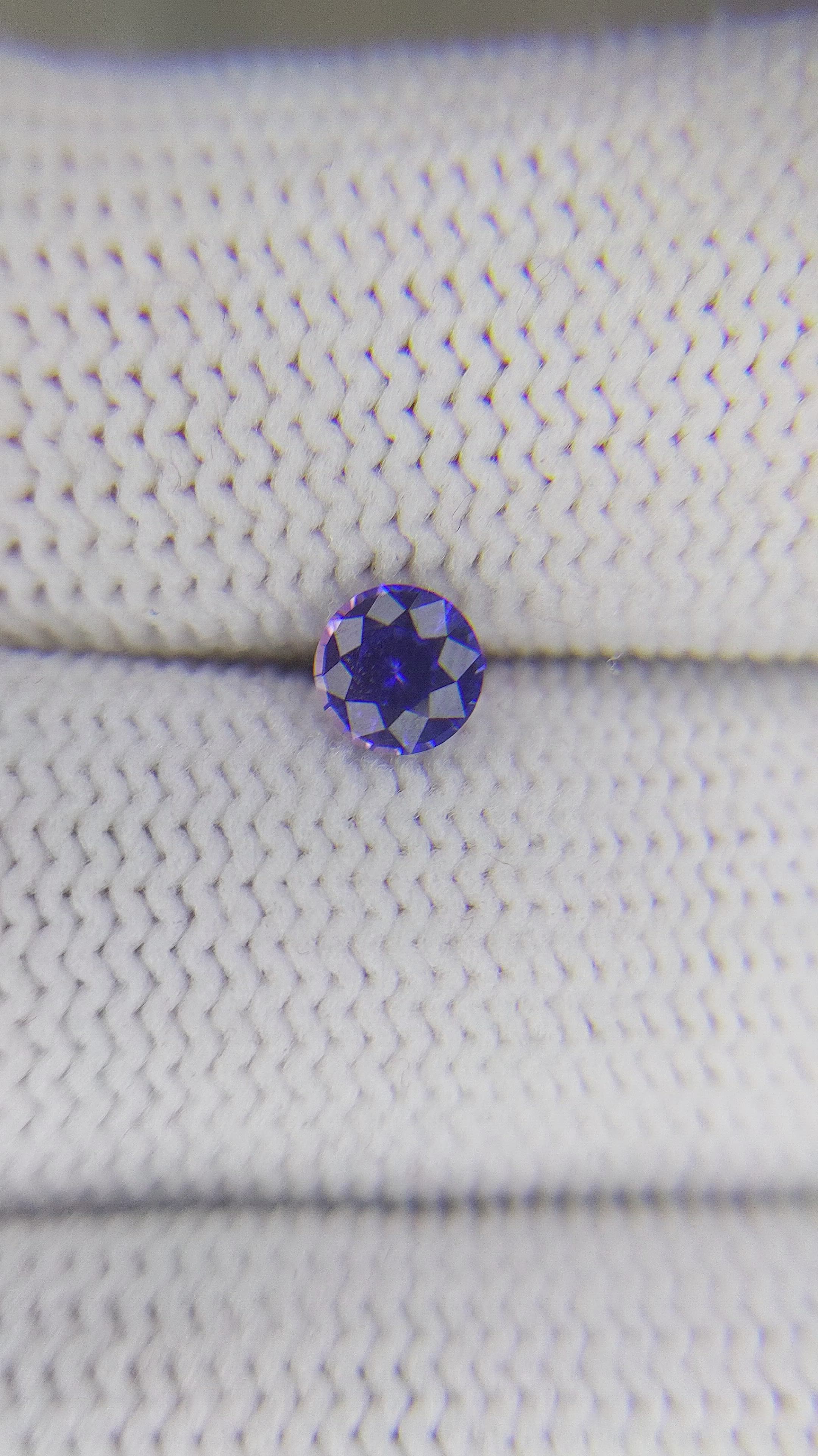 0.51 Ct. Color Change Sapphire from Ceylon (Sri Lanka) Size Video