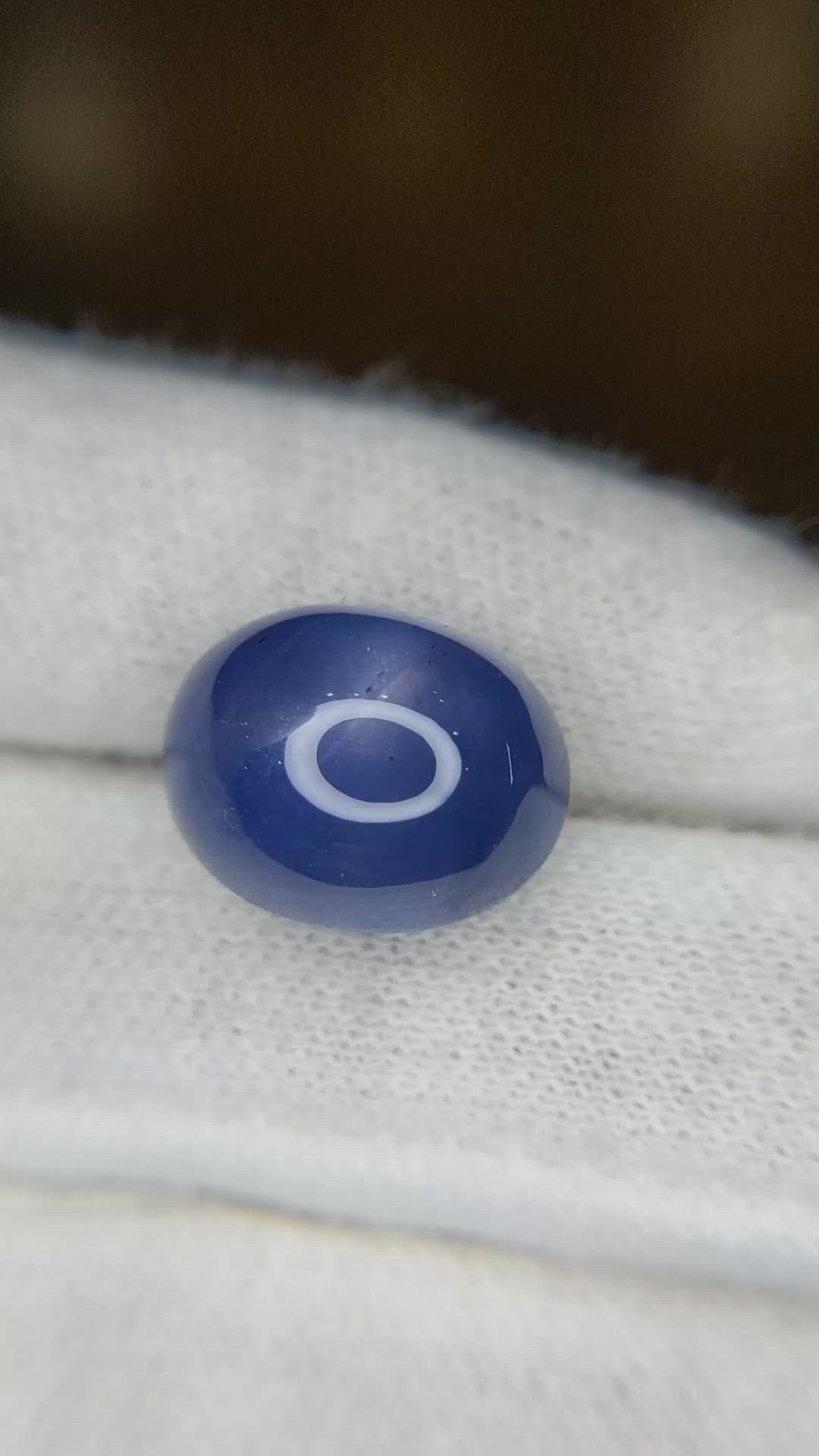 20.43 Ct. Blue Star Sapphire from Ceylon (Sri Lanka) Size Video