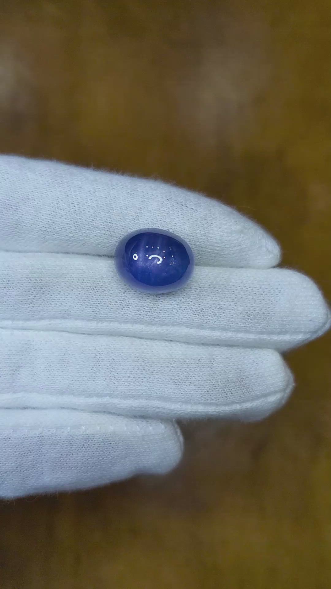 20.43 Ct. Blue Star Sapphire from Ceylon (Sri Lanka) Size Video