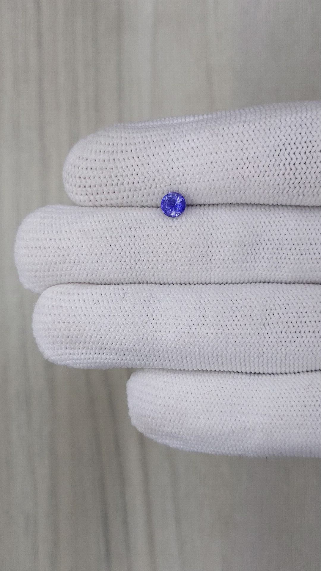 0.48 Ct. Color Change Sapphire from Ceylon (Sri Lanka) Size Video