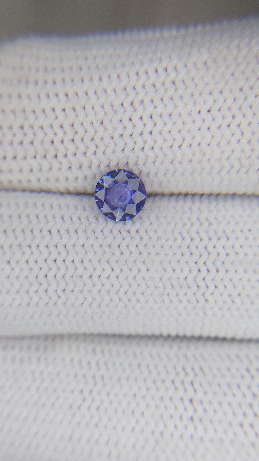 0.67 Ct. Color Change Sapphire from Ceylon (Sri Lanka) Size Video