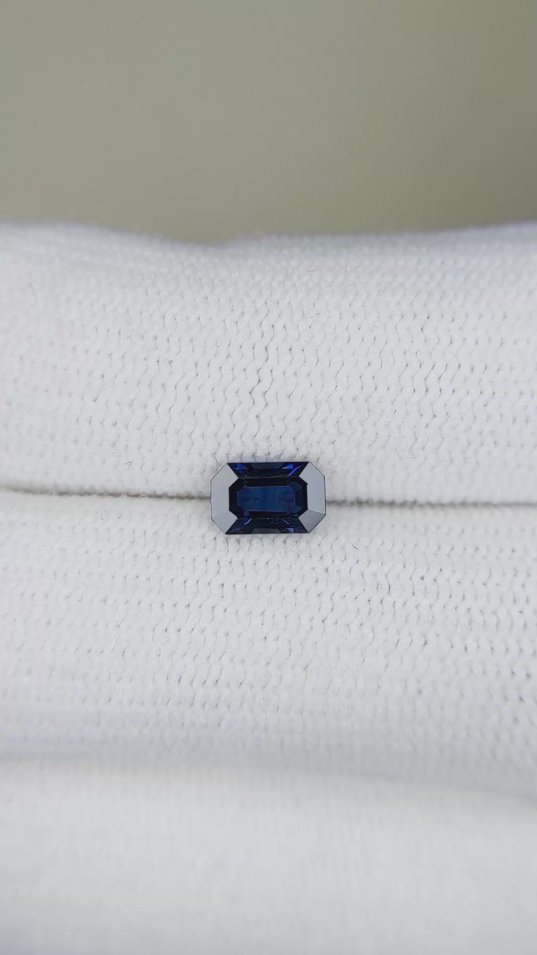0.60 Ct. Blue Sapphire from Ceylon (Sri Lanka) Size Video