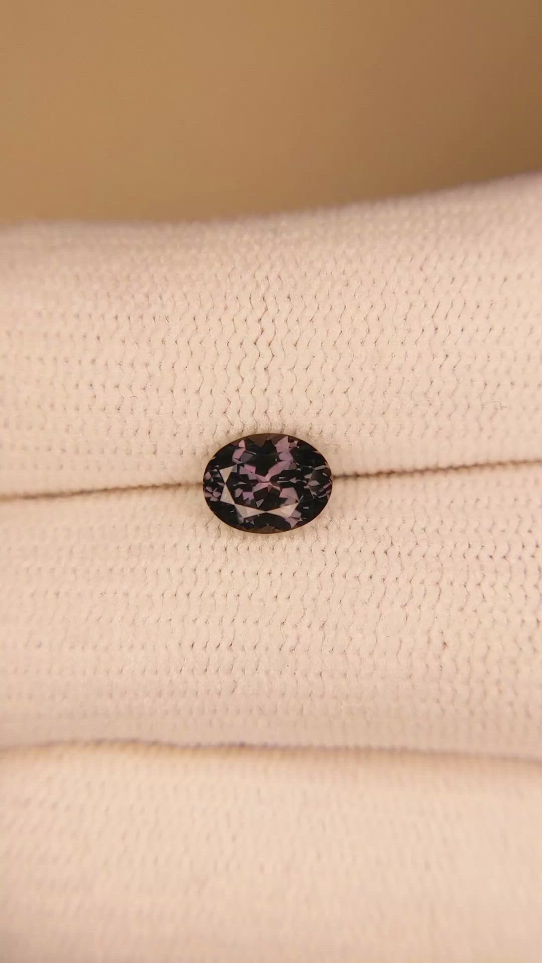 0.94 Ct. Color Change Sapphire from Madagascar Size Video