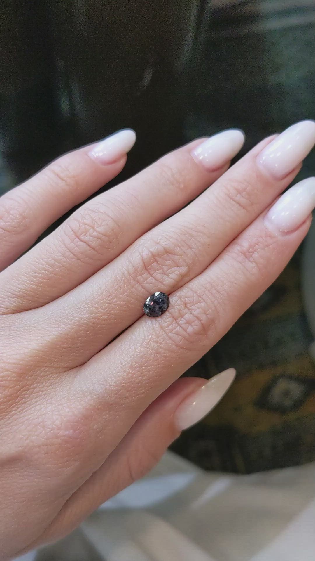 0.94 Ct. Color Change Sapphire from Madagascar Size Video
