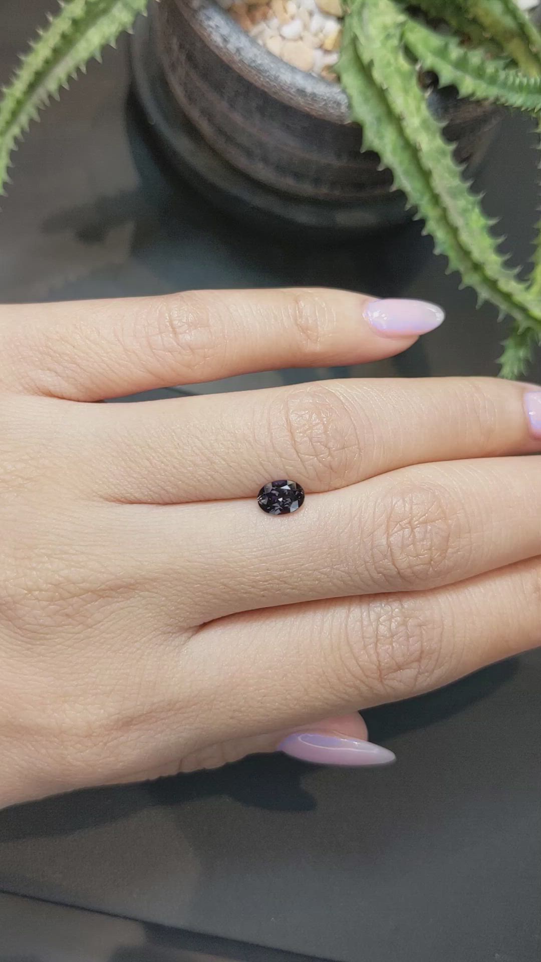 0.75 Ct. Color Change Sapphire from Madagascar Size Video