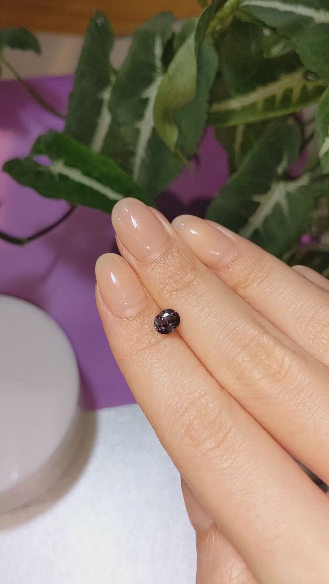 0.89 Ct. Color Change Sapphire from Madagascar Size Video