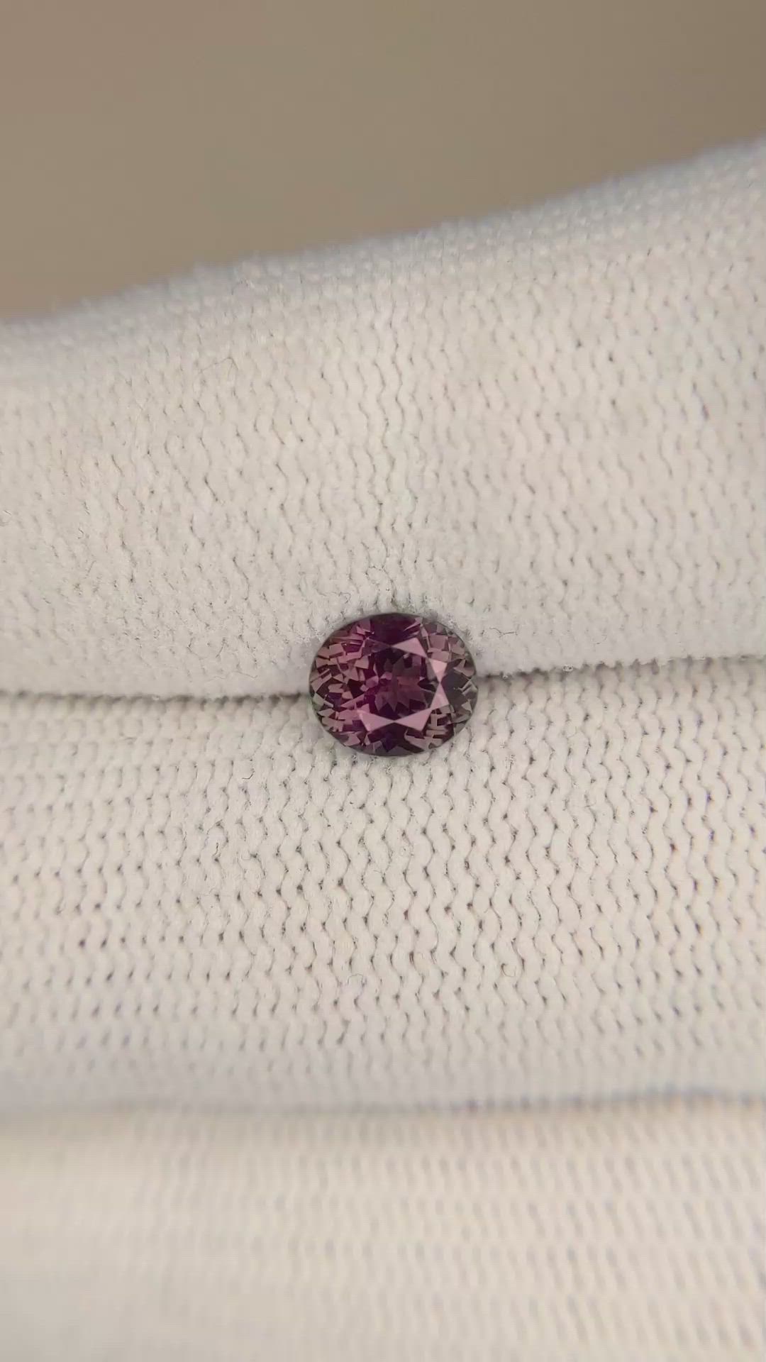 0.89 Ct. Color Change Sapphire from Madagascar Size Video
