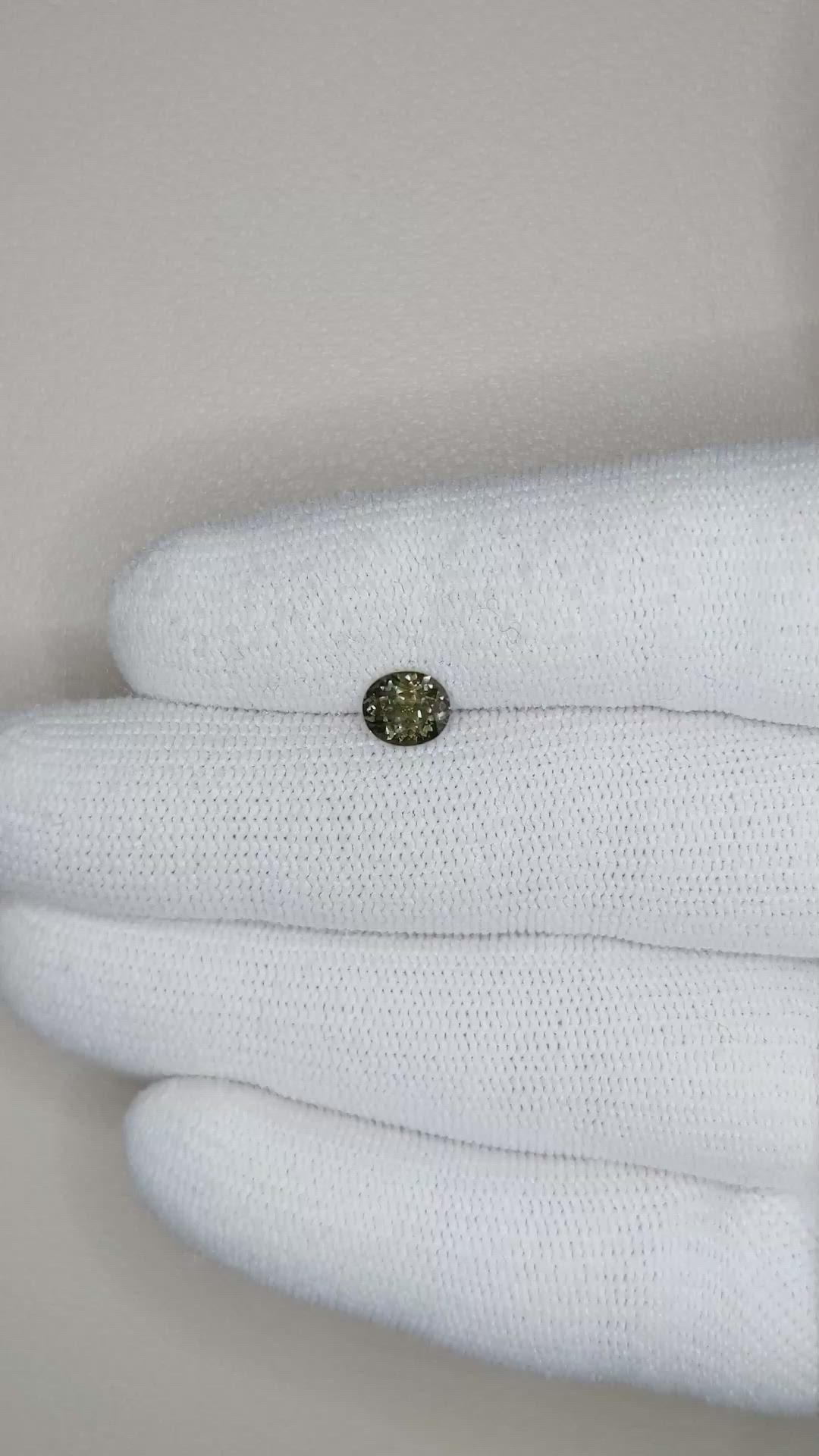 0.89 Ct. Color Change Sapphire from Madagascar Size Video