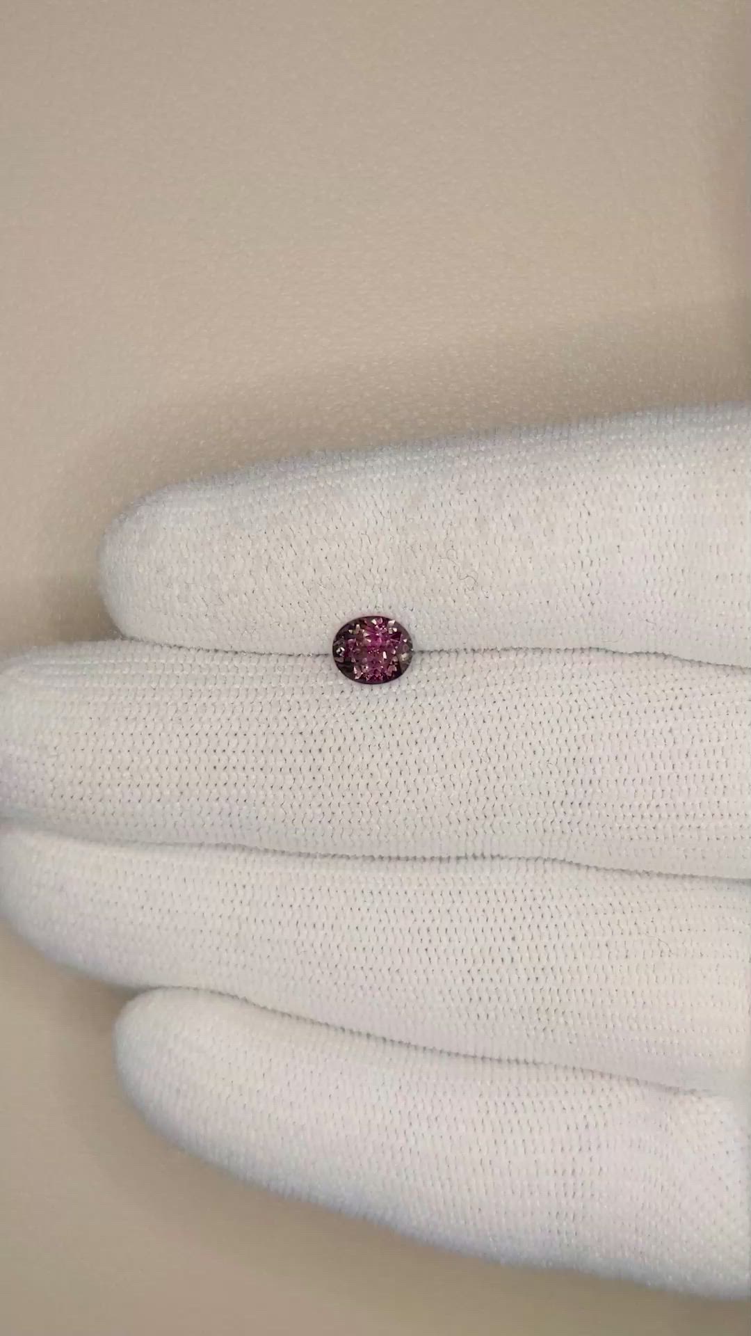 0.89 Ct. Color Change Sapphire from Madagascar Size Video
