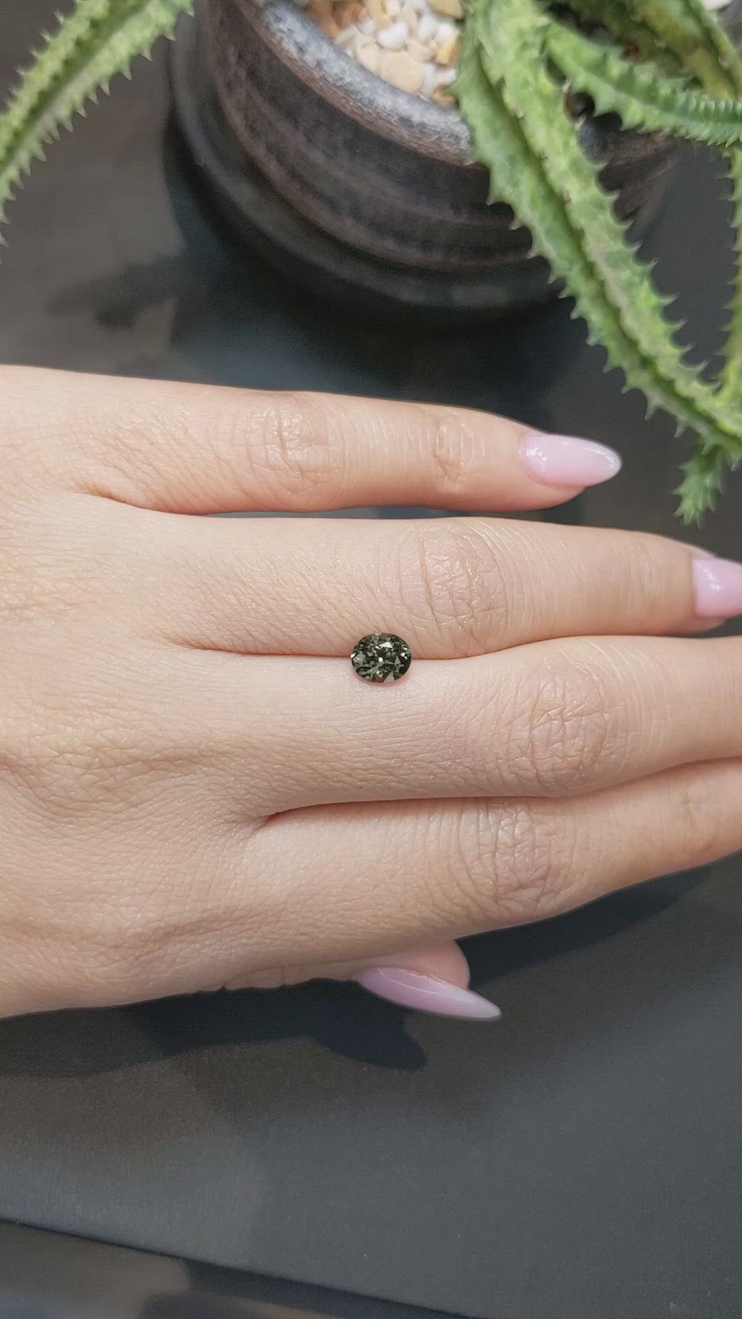 0.95 Ct. Color Change Sapphire from Madagascar Size Video