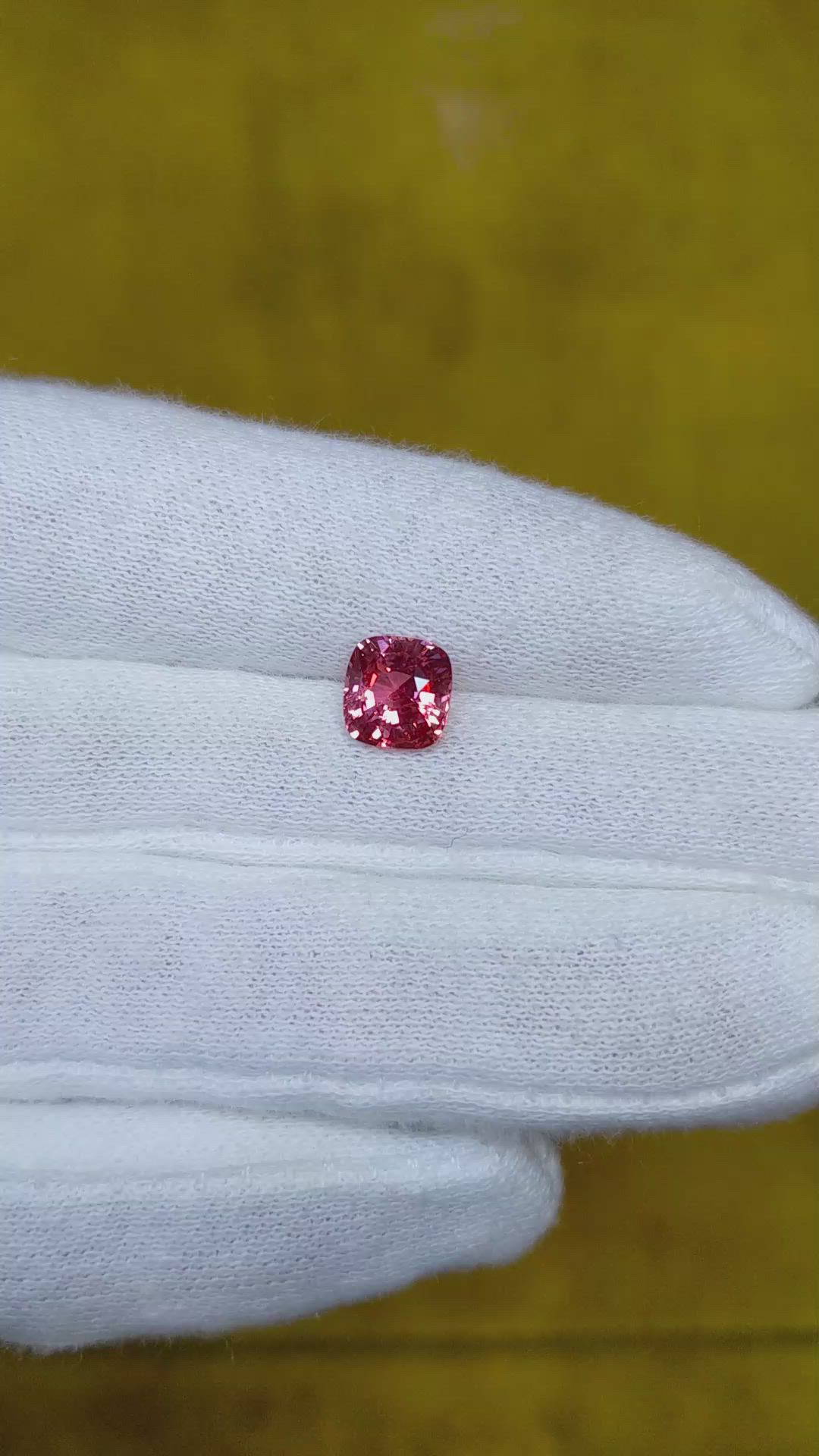 1.89 Ct. Padparadscha Sapphire from Madagascar Size Video