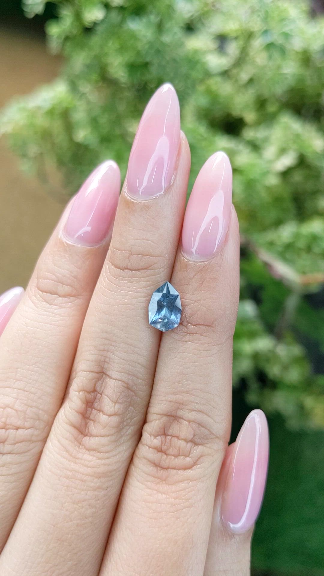 1.43 Ct. Blue Sapphire from Ceylon (Sri Lanka) Size Video