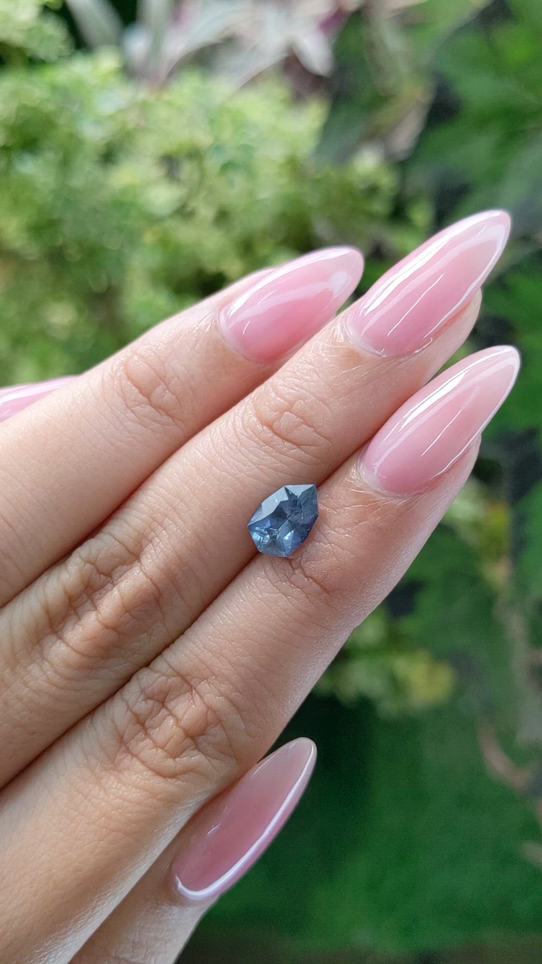 1.43 Ct. Blue Sapphire from Ceylon (Sri Lanka) Size Video