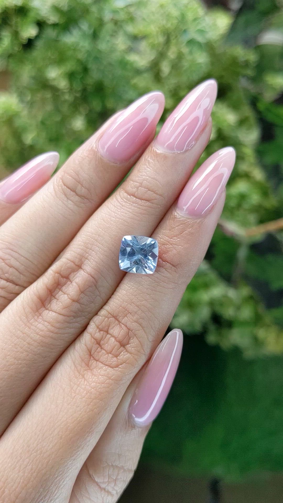 3.21 Ct. Blue Sapphire from Ceylon (Sri Lanka) Size Video